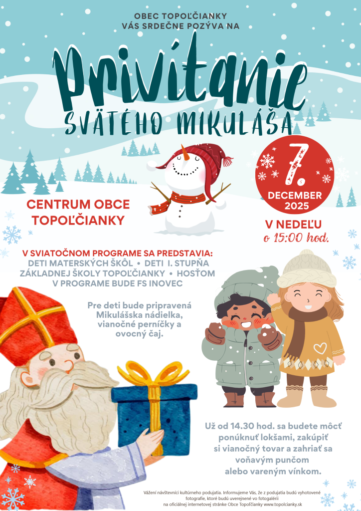 Privítanie Sv. Mikuláša