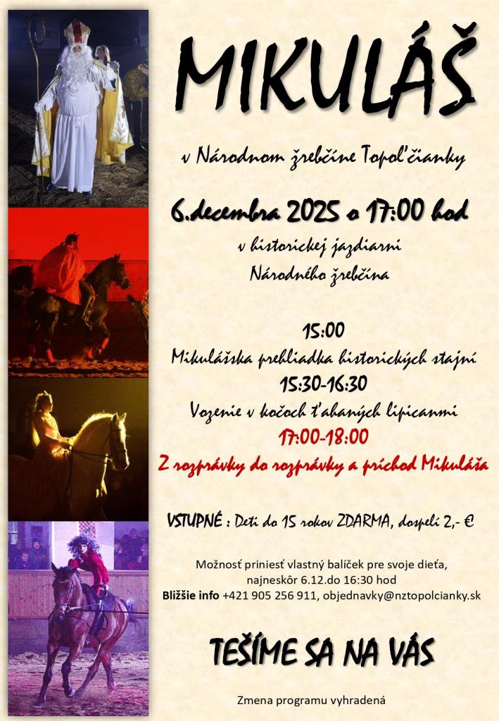 Mikuláš v&nbsp;Národnom žrebčíne