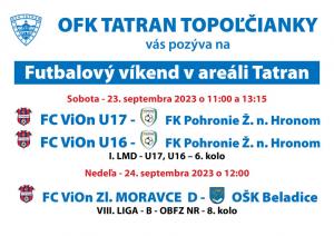 Futbalový víkend 23. - 24. 9. 2023 1