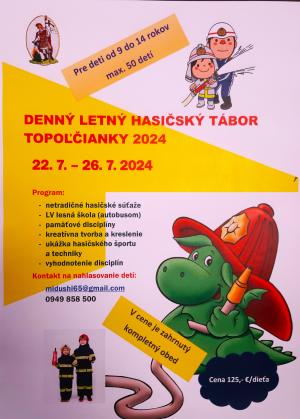 Denný letný hasičský tábor 