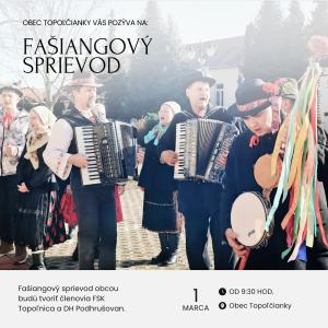 Fašiangový sprievod obcou
