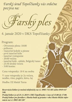 Farský ples 4.1.2020 1