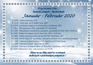 Pozývame Vás /január-február 2020/ 2